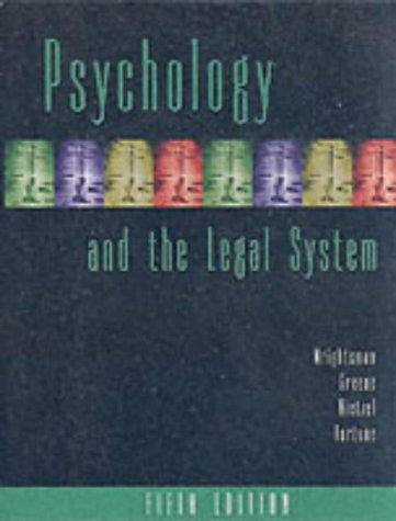 Beispielbild fr Psychology and the Legal System zum Verkauf von Wonder Book