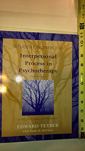 Stock image for Interpersonal Process in Psychotherapy, Student Workbook for sale by ThriftBooks-Atlanta