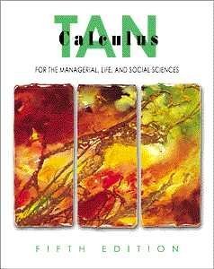 Beispielbild fr CALCULAS for the MANAGERIAL, LIFE and SOCIAL SCIENCES zum Verkauf von Come See Books Livres