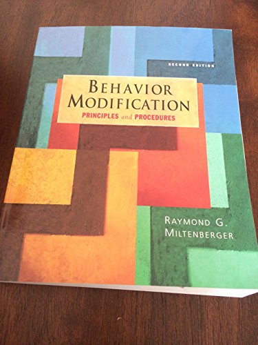 Stock image for Behavior Modification: Principles and Procedures for sale by Books of the Smoky Mountains