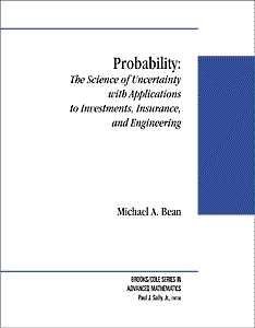 Imagen de archivo de Probability : The Science of Uncertainty with Applications to Investments, Insurance, and Engineering a la venta por Better World Books