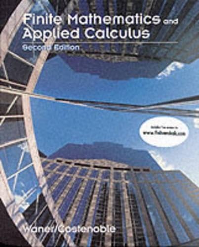 9780534366308: Finite Mathematics: AND Applied Calculus