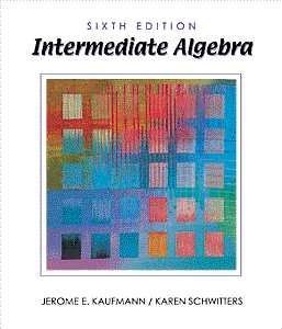 Stock image for Intermediate Algebra for sale by AwesomeBooks