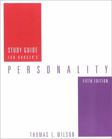 Imagen de archivo de Study Guide for Personality a la venta por HPB-Red