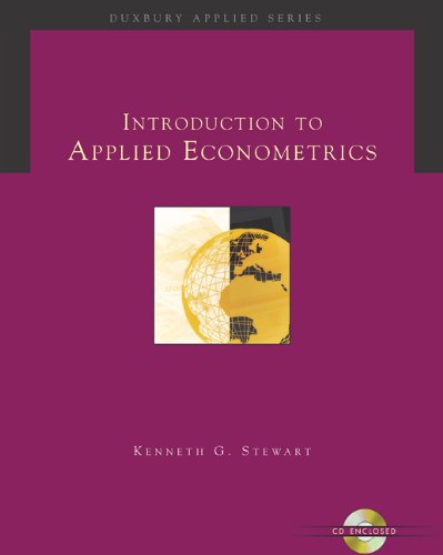 Imagen de archivo de Introduction to Applied Econometrics (with CD-ROM) (Duxbury Applied Series) a la venta por HPB-Red