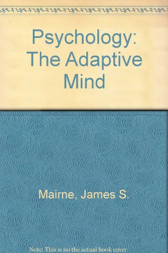 Stock image for Psychology: The Adaptive Mind for sale by Solr Books