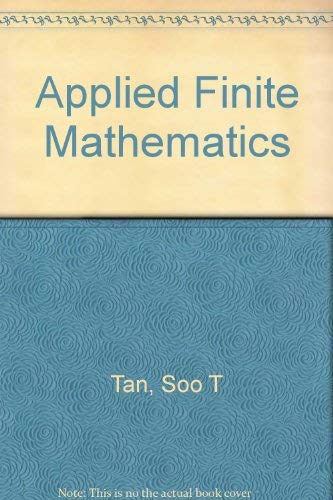 Beispielbild fr Finite Mathematics for the Managerial Life and Social Sciences zum Verkauf von Better World Books
