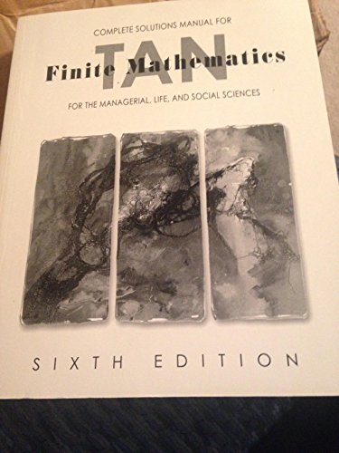 9780534370022: Complete Solutions Manual for Finite Mathematics