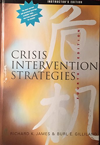 Stock image for Crisis Intervention Strategies (Fourth Editon) for sale by SecondSale