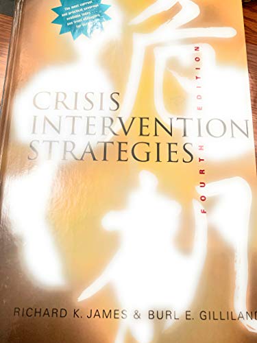 Stock image for Crisis Intervention Strategies (Fourth Editon) for sale by SecondSale