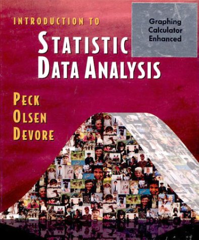 9780534370923: Introduction to Statistics and Data Analysis (with CD-ROM) (Available Titles CengageNOW)