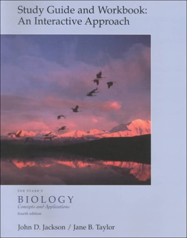 Imagen de archivo de Study Guide and Workbook: An Interactive Approach for Starr S Biology: Concepts and Applications a la venta por ThriftBooks-Dallas