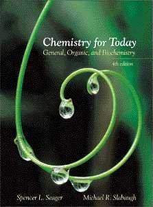 Beispielbild fr Chemistry for Today: General, Organic, and Biochemistry (with InfoTrac) Seager, Spencer L. and Slabaugh, Michael R. zum Verkauf von TheJunkStore