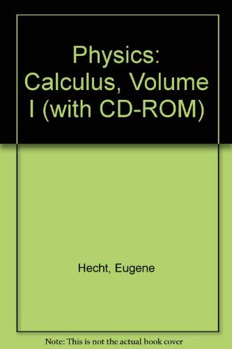 Imagen de archivo de Physics: Calculus, Volume I (with CD-ROM) a la venta por Nationwide_Text