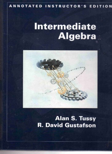 9780534374532: Intermediate Algebra [Hardcover]