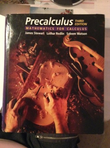 9780534376109: Precalculus: Mathematics for Calculus