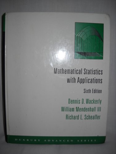 Imagen de archivo de Mathematical Statistics with Applications a la venta por Books of the Smoky Mountains