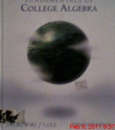 Beispielbild fr Fundamentals of College Algebra (Available Titles CengageNOW) zum Verkauf von Irish Booksellers