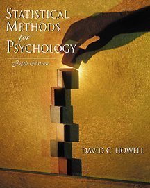 9780534377700: Statistical Methods for Psychology