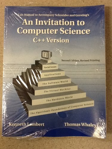 Stock image for Laboratory Manual to accompany An Invitation to Computer Science: Java Version, 2nd Edition for sale by HPB-Red