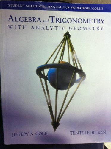 Imagen de archivo de Algebra and Trigonometry : With Analytic Geometry a la venta por Better World Books: West