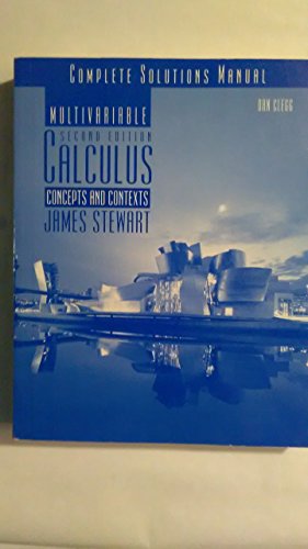 Imagen de archivo de Multivariable Calculus: Concepts and Contexts a la venta por BookHolders