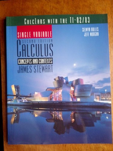 9780534379308: Single Variable Calculus Laboratory Manual: Concepts and Contexts