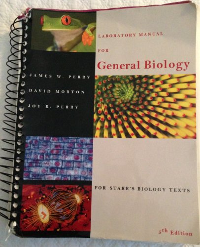 Imagen de archivo de Laboratory Manual for General Biology a la venta por BooksRun