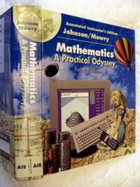 Stock image for Mathematics A Practical Odyssey- Annotated Instructor's Edition, 4th for sale by a2zbooks