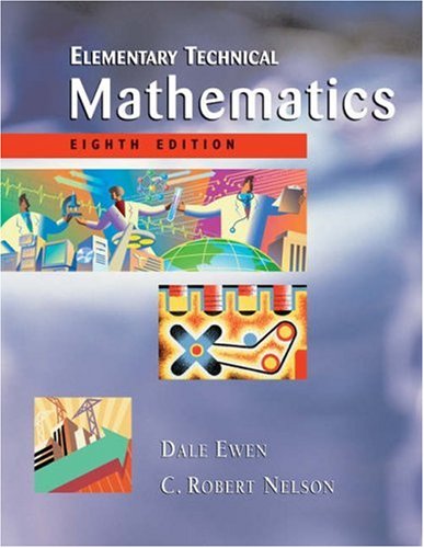 Imagen de archivo de Elementary Technical Mathematics a la venta por Reliant Bookstore