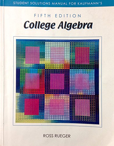 Imagen de archivo de Ssm College Algebra 5 E a la venta por Hawking Books