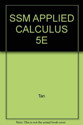 Stock image for SSM APPLIED CALCULUS 5E for sale by Better World Books