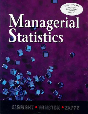 Imagen de archivo de Managerial Statistics a la venta por medimops