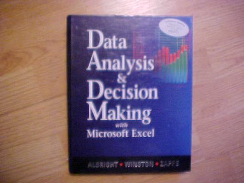 Imagen de archivo de Data Analysis and Decision Making With Microsoft Excel a la venta por HPB-Red