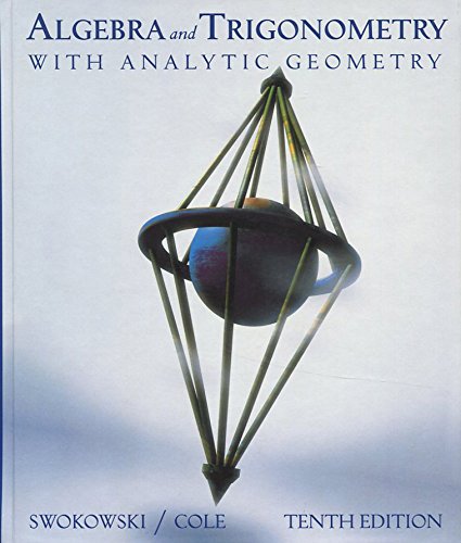 9780534390501: Algebra and Trigonometry with Analytic Geometry