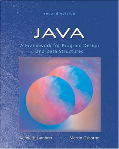 Beispielbild fr Java: A Framework for Program Design and Data Structures [With CDROM] zum Verkauf von ThriftBooks-Dallas