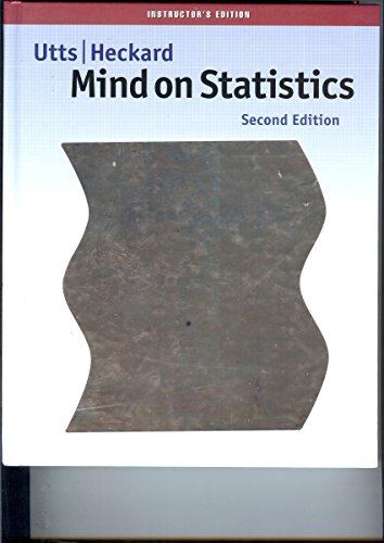 Beispielbild fr Mind on Statistics (with CD-ROM and Internet Companion for Statistics) zum Verkauf von Wonder Book