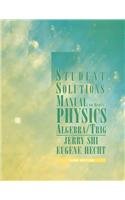 Stock image for Student Solutions Manual to Hecht's Physics: Algebra/Trig for sale by Irish Booksellers