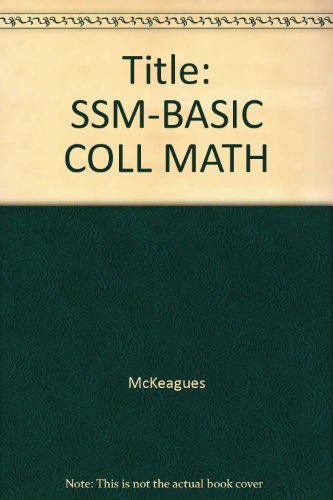 SSM-BASIC COLL MATH - MCKEAGUE