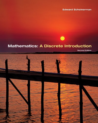 Imagen de archivo de Mathematics: A Discrete Introduction a la venta por Irish Booksellers