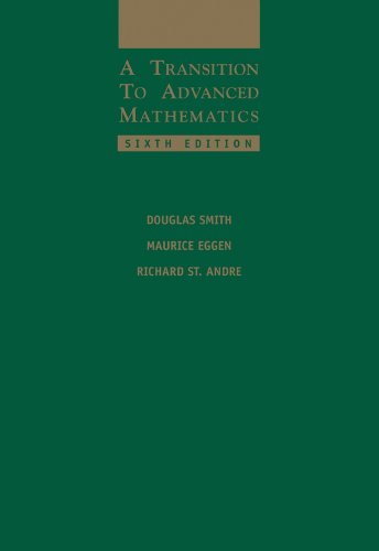 9780534399009: A Transition to Advanced Mathematics