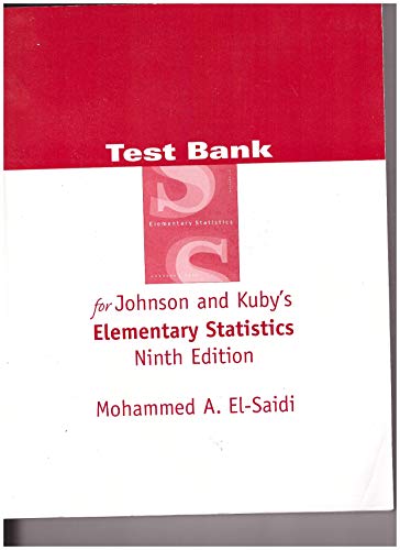 TB-Elementarty Stats (9780534399207) by Johnson