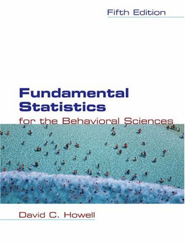 9780534399511: Fundamental Statistics for the Behavioral Sciences