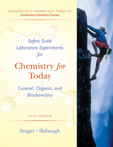 Stock image for Safety Scale Laboratory Experiments for Chemistry for Today : General, Organic, and Biochemistry for sale by Better World Books