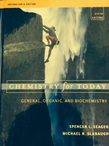 Stock image for Chemistry for Today: General, Organic, and Biochemistry for sale by ThriftBooks-Dallas