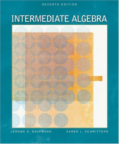 Beispielbild fr Intermediate Algebra zum Verkauf von Better World Books