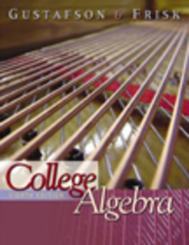 Imagen de archivo de College Algebra (with CD-ROM, BCA/iLrn Tutorial, and InfoTrac) (Available Titles CengageNOW) a la venta por Books From California