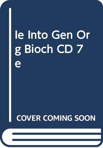 9780534401771: IE-INTO GEN/ORG/BIOCH-CD 7E