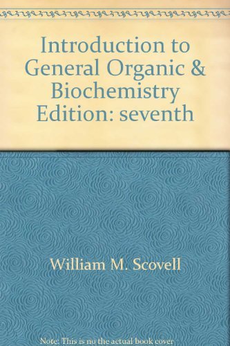 Imagen de archivo de Study Guide for Introduction to General Organic and Biochemistry, 7th edition a la venta por HPB-Red