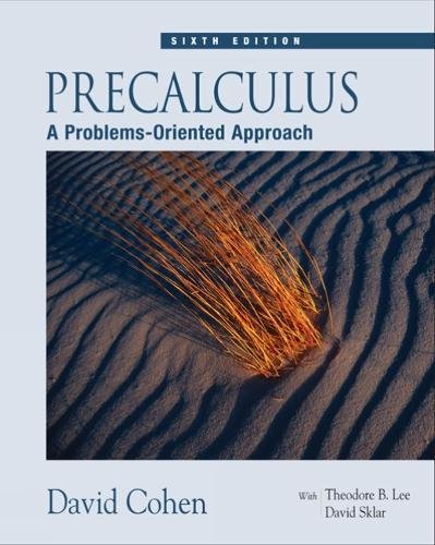 9780534402129: Precalculus + CD-Rom + Access Card: A Problems-oriented Approach